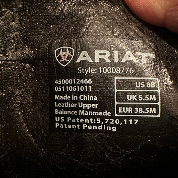 Ariat Sidesaddle Cowboy Boots Style #10008776 - Picture 5 of 5